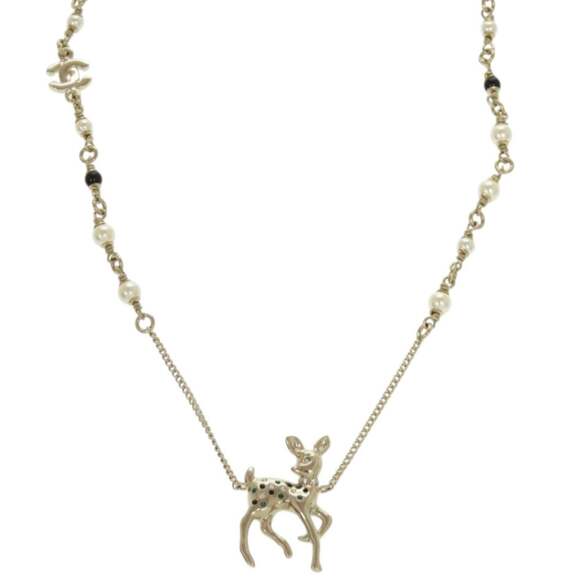 CHANEL Gold Necklace
